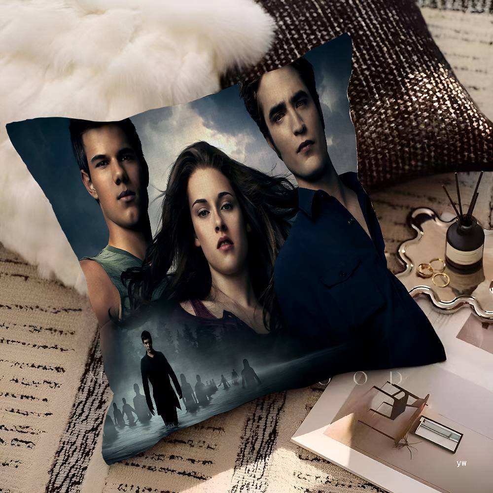 Movie Twilight Cushion Cover Car Throw Pillow Case For Sofa Car Christmas Gift 40X40Cm 45X45Cm