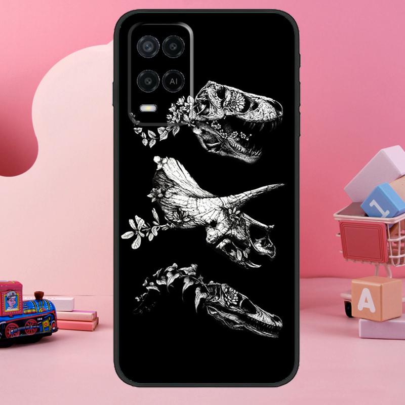 Dragon Dinosaurs Case For Oppo A18 A38 A58 A78 A98 A74 A54 A94 A80 A60 A40 A96 A76 A16 A15 A17 A57 A77 A5 Pro