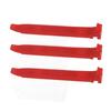 3 Pcs Bike Tire Lever PC Glass Fiber High Strength 16mm Widening Ergonomic Anti Slip Bike Tire Prying Rod Red
