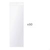 50 Pieces Transparent Bookmark Sleeve DIY Friendly Clear