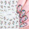 Luminous Lanterns Christmas Nail Art Stickers Colored Light Bulbs Christmas Tree Gingerbread Man Snowflake Nail DIY Decoration