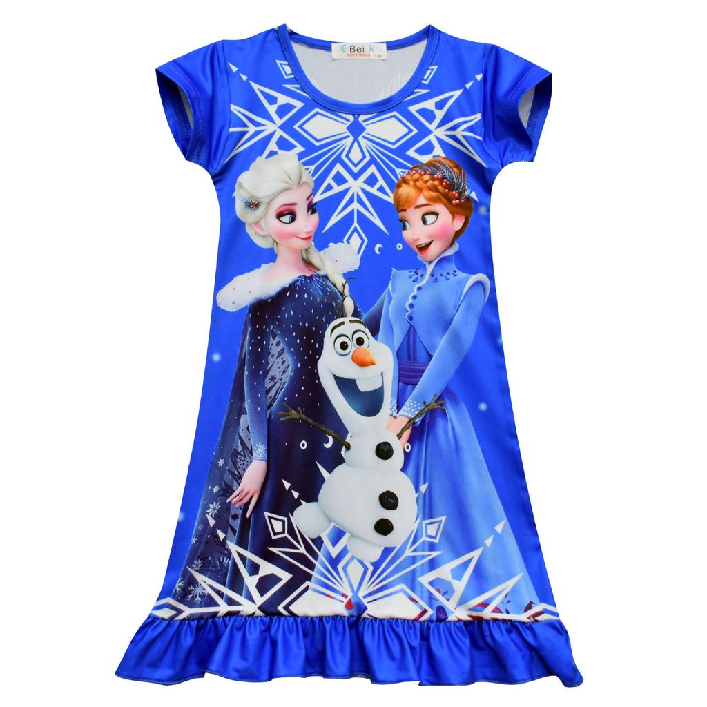 Frozen, Elsa Anna, Girls Princess Dress, Children'S Loungewear Pajamas Pajamas 3114