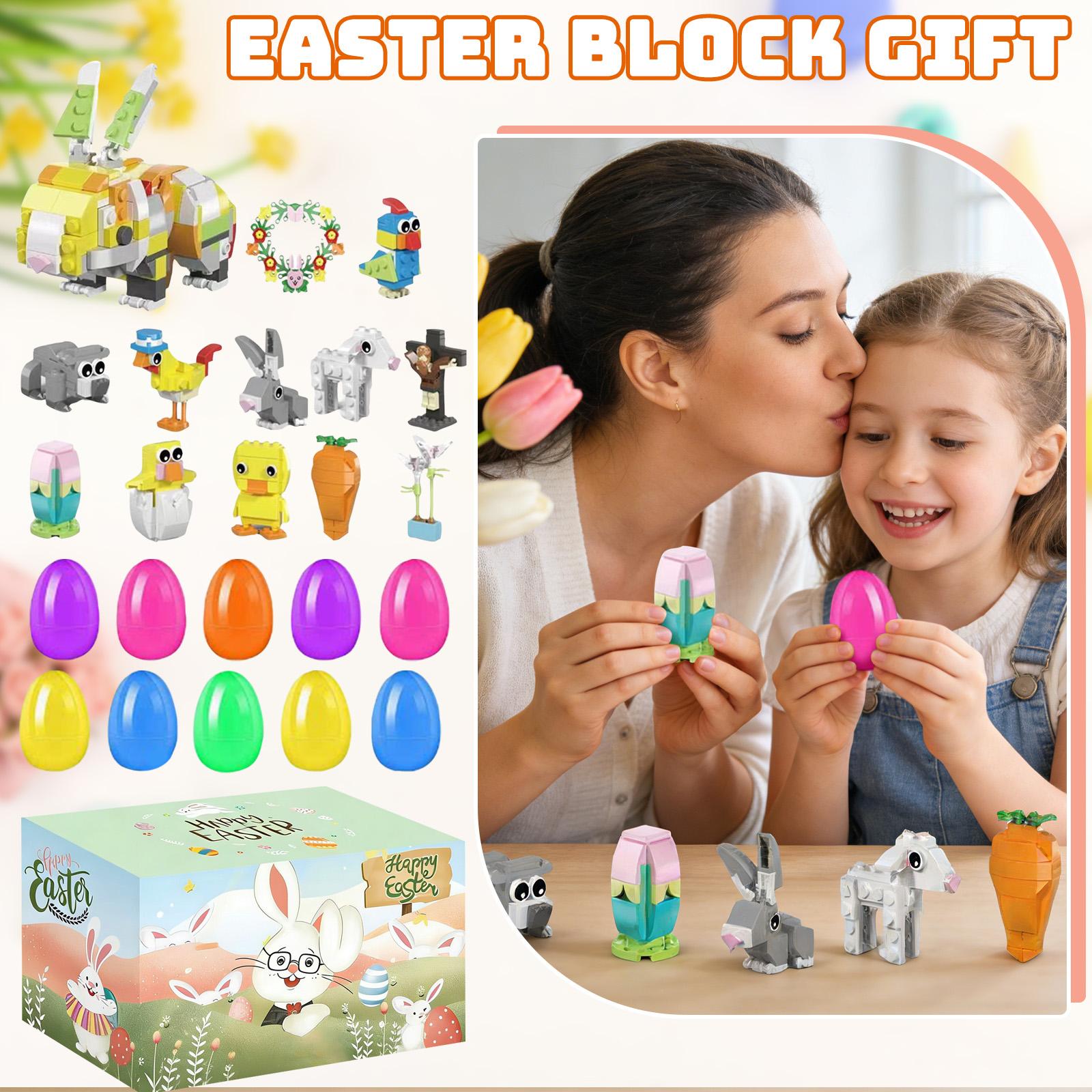

Animal Building Easter Egg Bits Building Simulated Egg Toy One Size