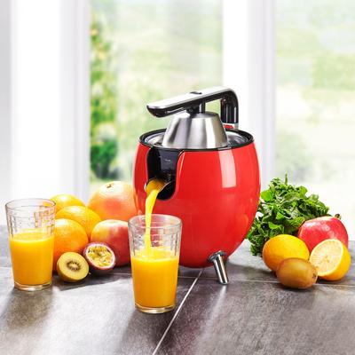 KitchenCook Elektryczna wyciskarka do cytrusów 550 ml - 2 stożki wyciskające - Ramię przegubowe - Dzióbek - Filtr ze stali nierdzewnej