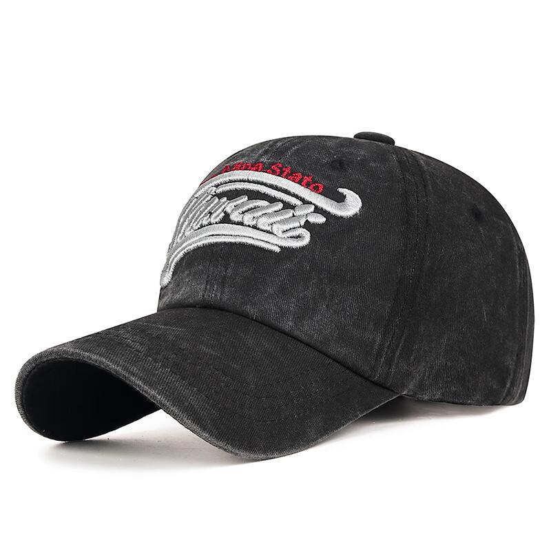 ZHENYUEQI Washed Retro Soft Top Baseball Cap Adjustable