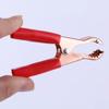 10/2pcs MINI Battery Clip Car Grounding Wire Crocodile Clip Power Clip Full Sheath Fish Clips 70MM Connectors Alligator Clips