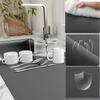 Super Absorbent Dish Drying Mat, Duty Kitchen Counter Pad, Heat-Resistant Up To, Non-Slip Dishwasher Drainage Mat for Coffee Machine, Sink, Countertop
