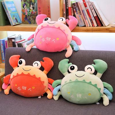 Pelúcia de Caranguejo Fofo Desenho Animado Caranguejo Peludo Boneco Cama Infantil Dormir Almofada Super Macia Aniversário Menina