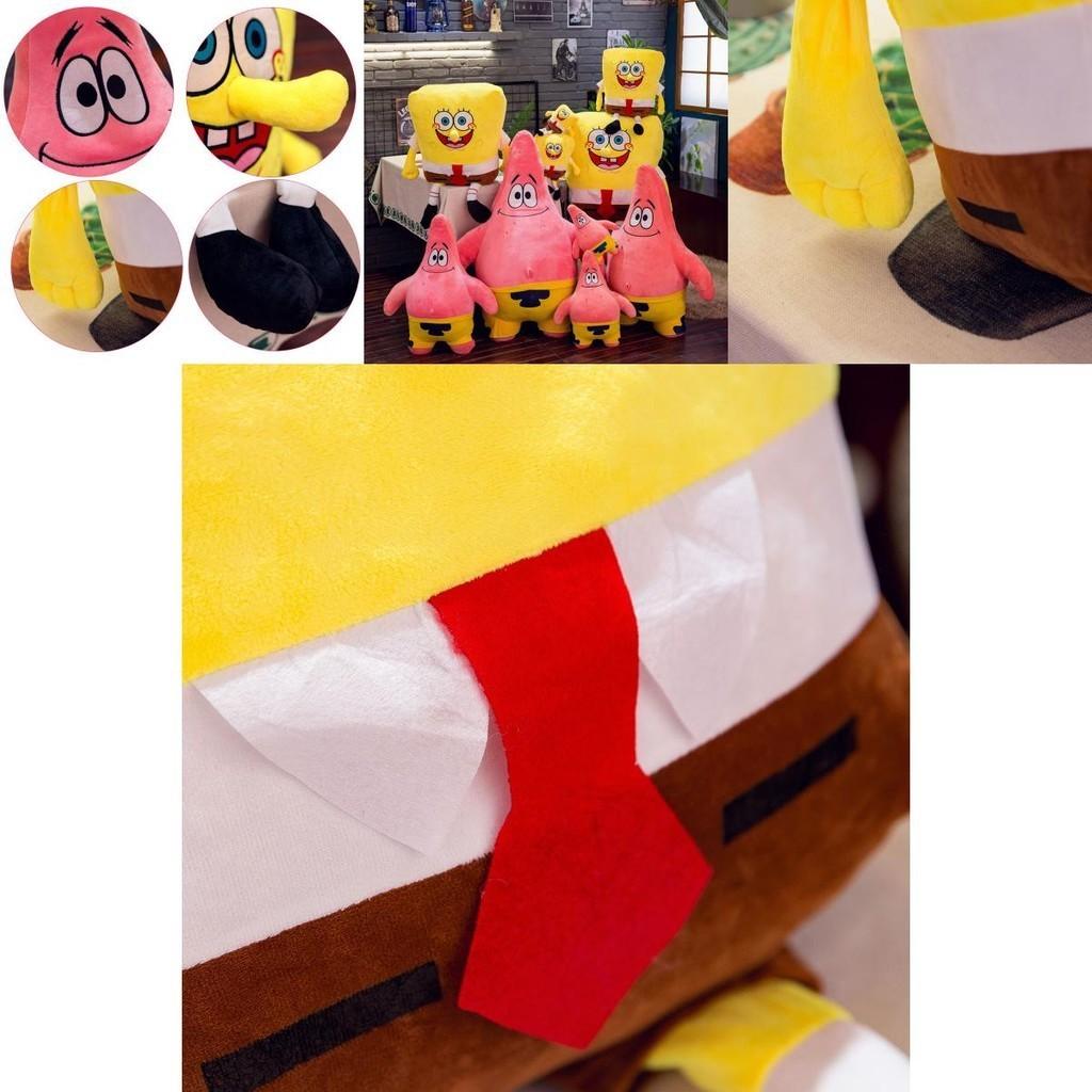 Spongebob Patrick Star Plush Toy Soft Stuffed Doll Cute Cushion Kids Girls Gift