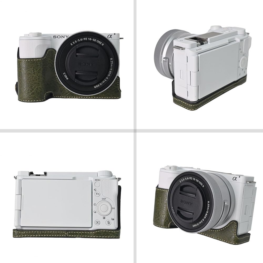 SIUTATDSH PU Leather Camera Case for Sony ZV E10 Mark and M2 Includes a Liner Case and Camera Shockproof and Portable ZV-E10II, 2, Cameras, Holder,