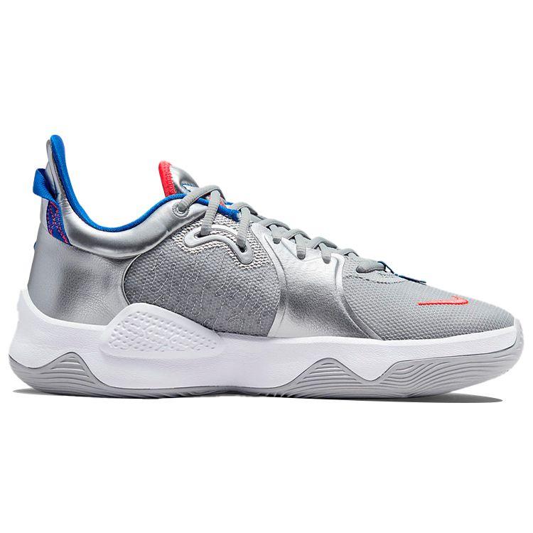 Nike PG 5 EP Clippers Herren-Sneakers Silber Metallic-Silber Hyper-Royal CW3146-005