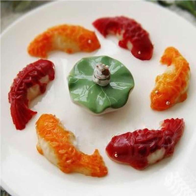 3D Koi Fisch Geleeform Handgemacht Sugarcraft Fondant DIY Backwerkzeuge Form Schokolade Küche