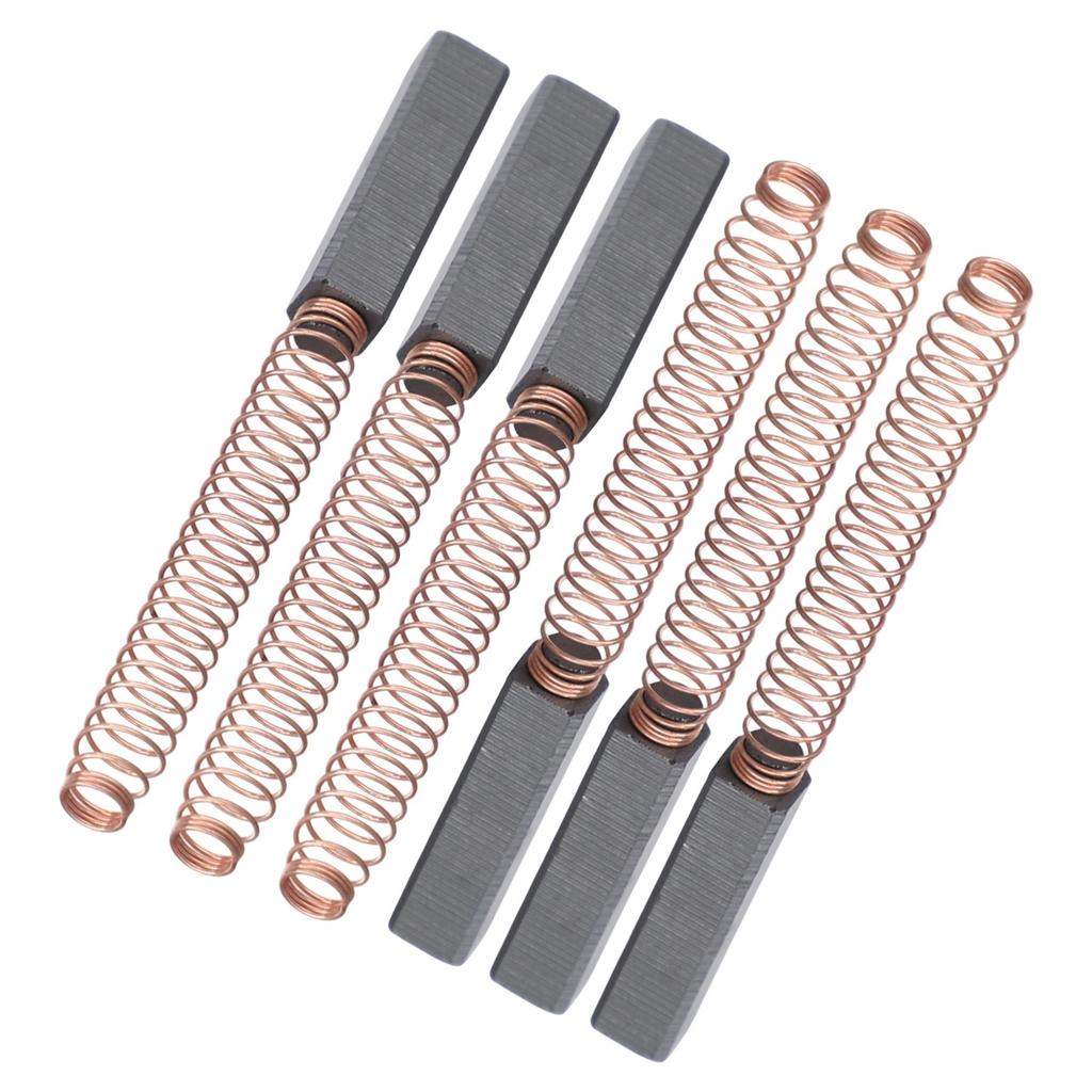 Set of 6 Carbon Brushes for Stand Mixers W10380496 Fits Multiple Kitchen Models