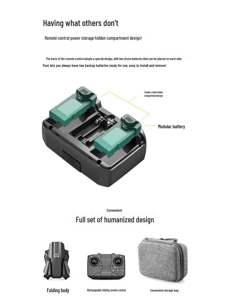 Mini S65 Dual Camera Indoor Drone with Stabilized Flight and Remote Control