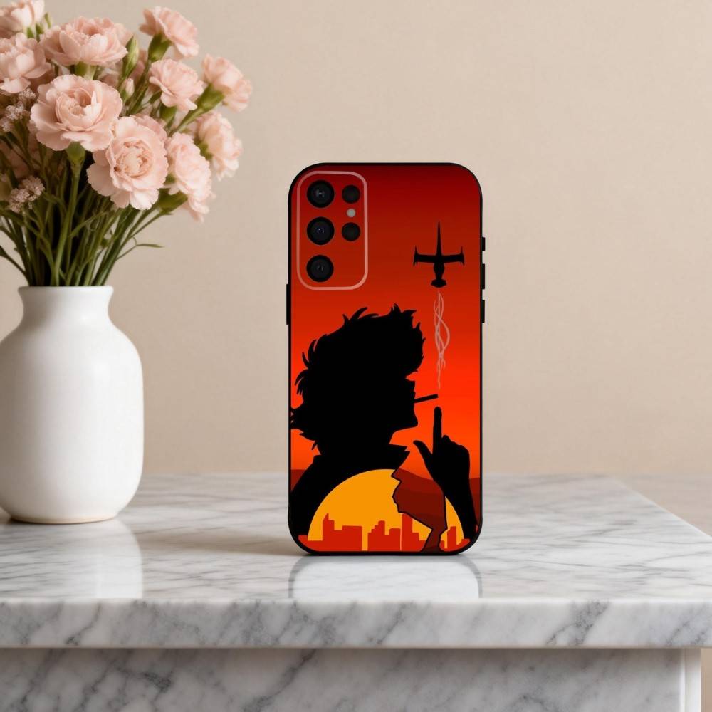 A-Anime C-Cowboy-Y B-Bebop-P Phone Case For Samsung S25,S24,S21,S22,S23,S30,Ultra,S20,Plus,Others Soft Black Cover