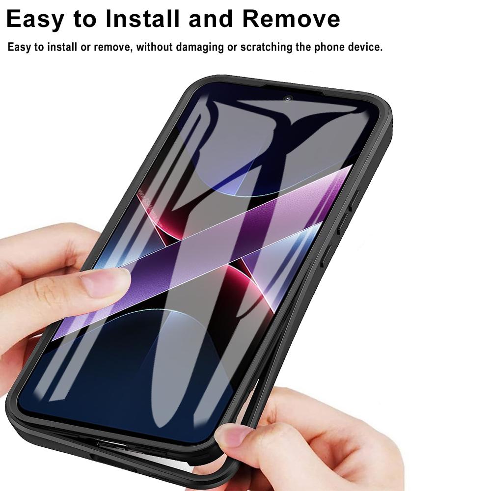 Full Body Protection Shockproof Case for Xiaomi Poco X7 Pro 5G Protective Cover Clear Fundas Coque Capa