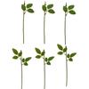 10pcs Artificial Green Flower Stem DIY Floral Material Craft Material Handmade Wire Stem Accessoies for Wedding Home Decor