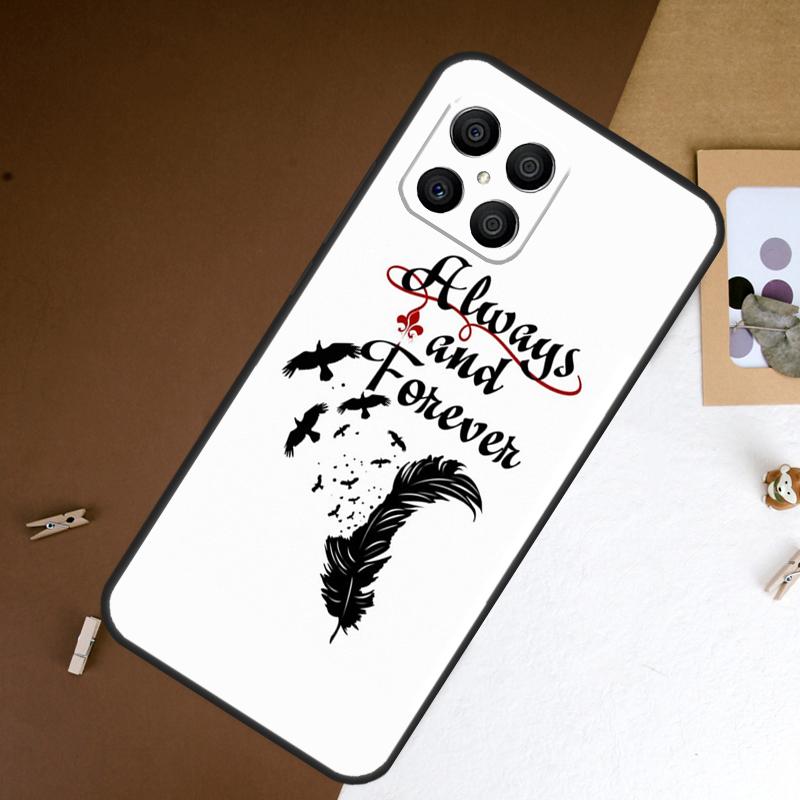 The Vampire Diaries Always And Forever Phone Case For Honor 90 Lite 50 70 Magic 5 6 Pro 8X X6 X7 X8 X9 X8a X7a X6a X9b X9a Cover