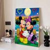 Disney Diamond Painting Mickey Minnie Romantic Date Theme Illustration DIY 5D Cartoon Mosaic Cross Stitch Gift Room Decoration