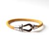 Original European and American Style Mechanical Horseshoe Buckle Hand-Woven Bracelet, Simple and Unique Couple Bracelet, Student Gift
