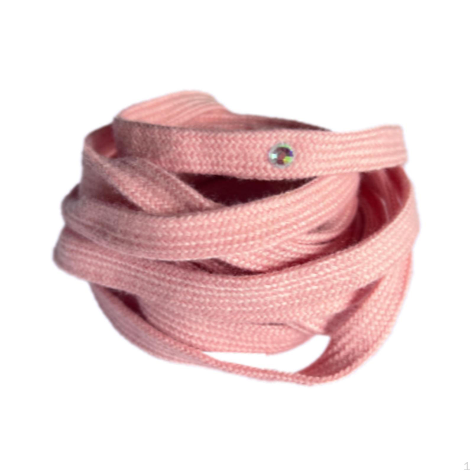 

300 см полиэстеровые коньки хоккейные шнурки розовый