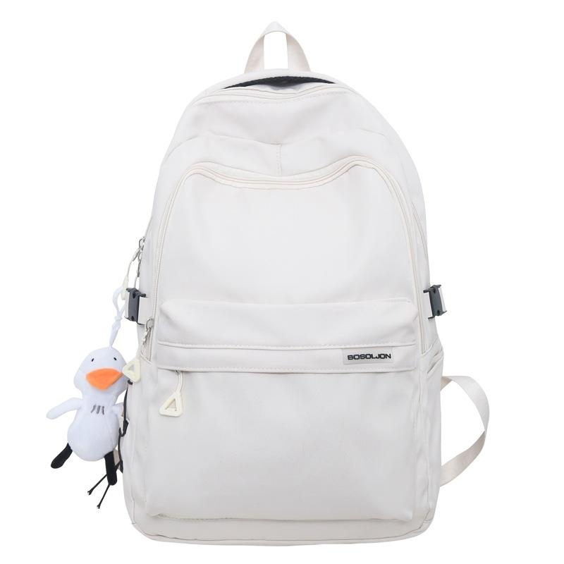 

Рюкзак унисекс, школьный рюкзак для младших школьников, нейлоновый рюкзак большой емкости белый