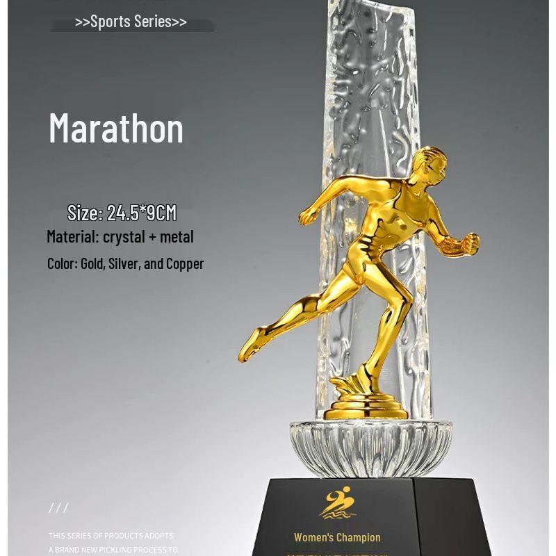 

Custom Crystal Sports Trophy