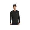 Fear of God Essentials Fall/Winter 2021 Long Sleeve Polo Unisex Tops Black FOG-FW21-142