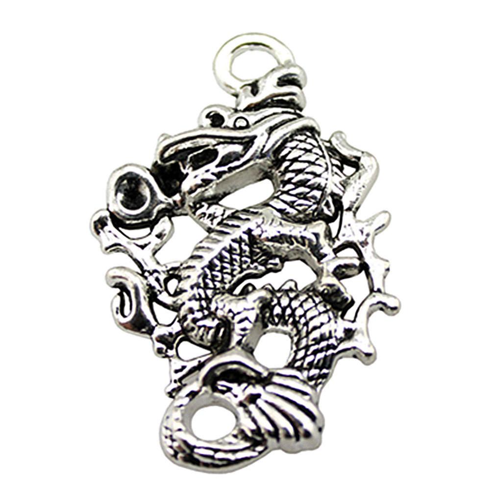 Alloy Pendants Dinosaur Dragon Wing Charms Vintage For Gothic DIY Jewelry Making Supplies