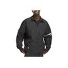 adidas Originals Trefoil Striped Colorblock Logo Zip-Up Cotton Jacket Men Jacket Black HR8696