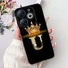 For Infinix Smart 8 Case X6525 Luxury Letters Cover Shockproof Soft TPU Phone Case For Infinix Smart 8 Pro Smart8 HD Shell Coque