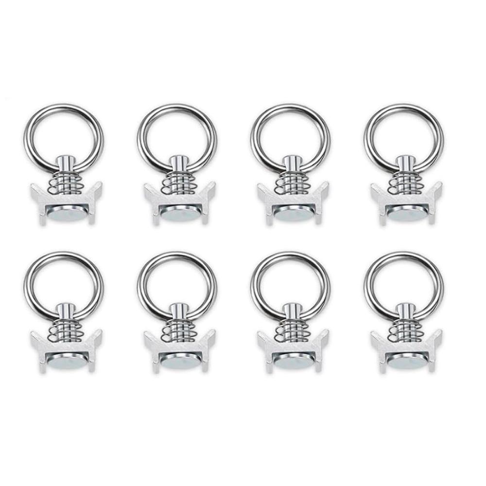 Sistema de amarre de aluminio de 19,7 pulgadas, riel de amarre de aluminio para remolque cerrado, fijación de carga, transferencia de viaje