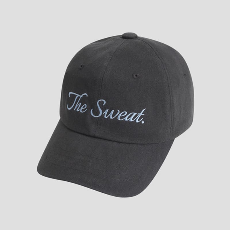 

The Sweat. Cursive Logo Cap - CHARCOAL Charcoal