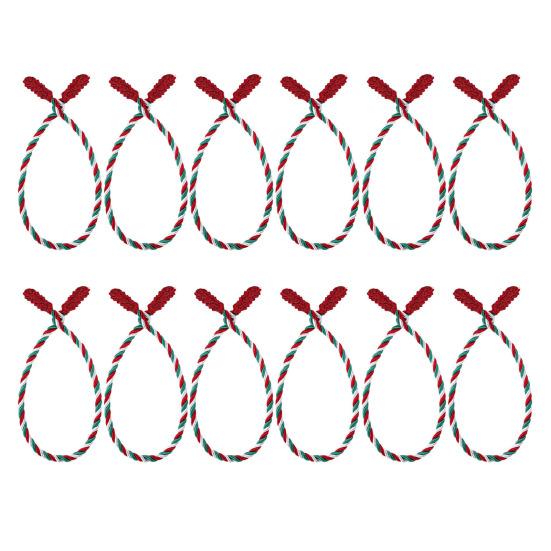 

12Pcs Christmas Garland Ties 20 Inches Reusable Flexible Wreath Hanging Ropes Wreath Twist Tie for Banister Railings Stairs Trees Holiday Decoration 12pcs