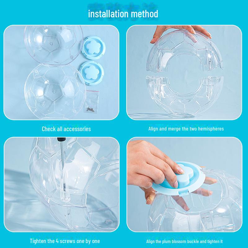 Golden Bear Hamster Exercise Ball with Carry Bag - Small Pet Toy