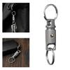 Durable Titaniums Alloy Keychain Accessory With 360 Degree Rotation And Secure Locking Mechanism For Keys