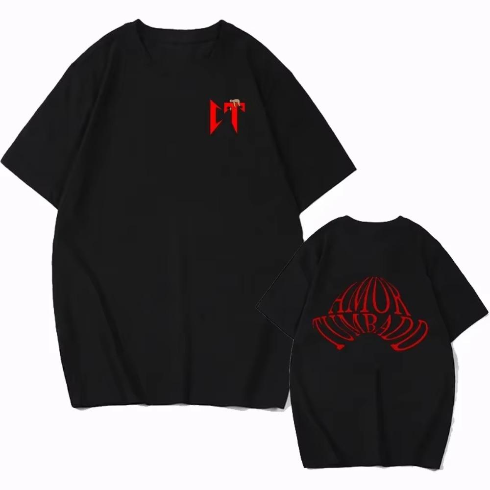 Men's Loose Fashion Pattern Summer Short Breath Solid Color T-shirt Pure Cotton European Fashion Casual Men's Top