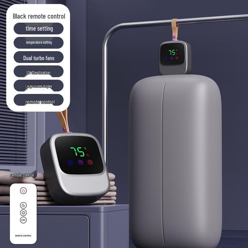 Portable Multi-Functional Smart Clothes Dryer - Quick Dry, Constant Temperature, Foldable for Dorm & Travel