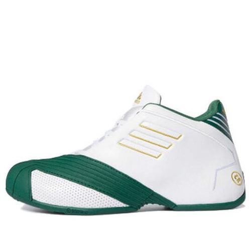 adidas T-Mac 1 White Team Dark Green FW3663 EU 43 белый/золотой