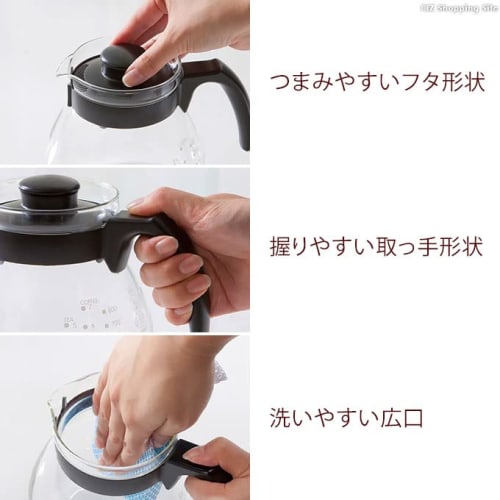 HARIO Teco Coffee Dripper Set 1,000ml Coffee Server TCDN-100-B