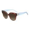 Temple Decoration Acetate Irregular Sunglasses Women's Brown SAVANNA-G-S-IPRF7HA