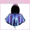 Fantasy Vampire Cape With Short Length And Reflective Finish For Cosplay And Festival Wear