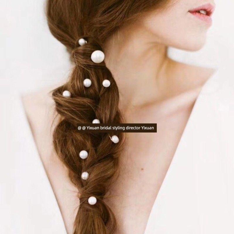 Handmade Hairpin European and American-Style Vintage U-Shaped Bridal Headwear