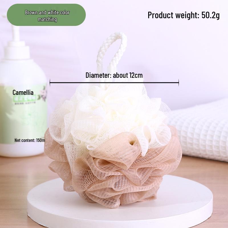 Premium Large Loofah Bath Ball - Exfoliating Shower Puff for Women