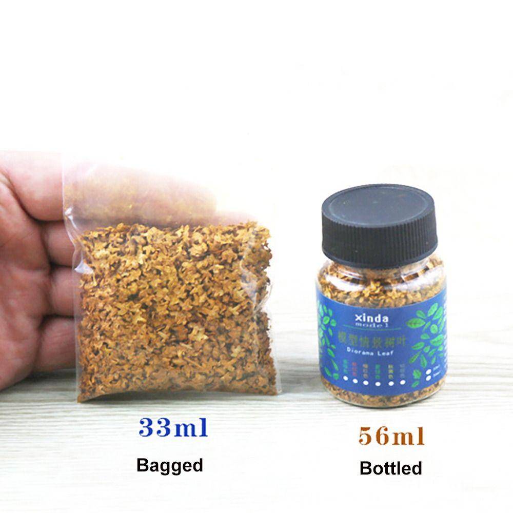 Novo Modelo de Folhas de Micropaisagem DIY Madeira Tufo de Grama de Alta Fidelidade Acessórios Folha em Miniatura Adulto