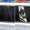 2 Stück Sensenmann Aufkleber Auto B-Säulen Aufkleber DIY Vinyl Wasserdicht Auto Türsäulen Aufkleber Geeignet für die meisten Auto-Mittelpfosten