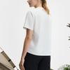 FILA Explorer Knitted Loose Professional Sports Short Sleeve T-Shirt Women Tops Snow-White A11W527113F-WT