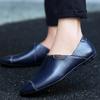 Fashion Trendy Men's New Fashionable Leather Shoes  Men Casual Shoes Work  Men Shoes Comfortable Hollow Out Outdoor Party Walking