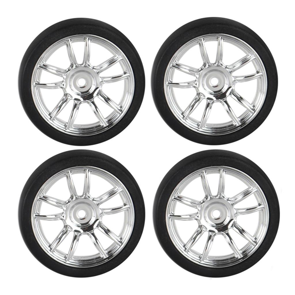 4PCS/Set Remote Control Crawler Wheel Tires Compatible with 1:18 Remote Control Crawler Car Truck Modified Upgrade Tool