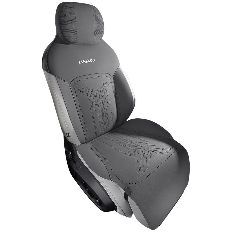 Lynk 08 Universal Suede Car Seat Cushion, Ventilated & Half-Wrap Design for All Seasons